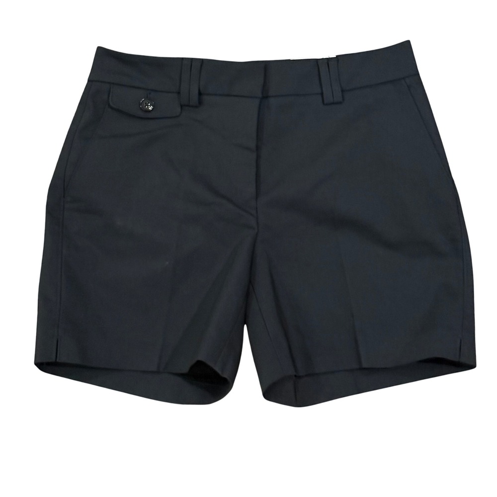 White House Black Market The 5 Inch Short Black Tailored Dress Shorts Size 2 NWT